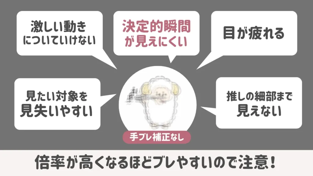 ジャニーズライブにおすすめの双眼鏡5選|手ブレ補正のない双眼鏡のデメリット