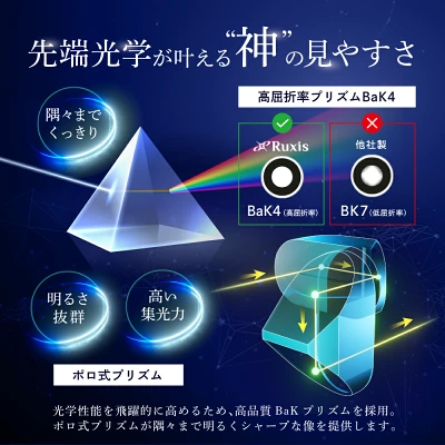ルクシス双眼鏡の良い口コミ｜価格以上の見え味を楽しめる
