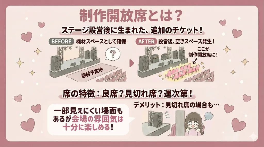 ジャニーズカウコン2025のチケットの入手方法|制作開放席とは?