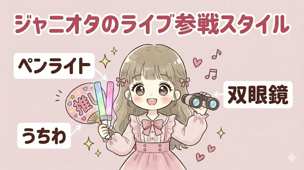 倍率10倍ケンコー双眼鏡「ウルトラビューEXコンパクト」の良い口コミ｜軽量設計で応援グッズと併用しても疲れない【ジャニオタのライブ参戦スタイル】