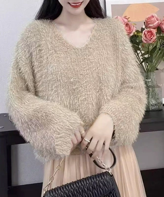 冬のジャニーズライブにおすすめの服装5選｜【大人かわいい】ふわふわニット×ロングスカート